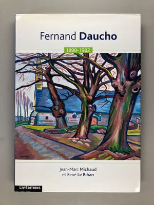 la couverture d'un livre sur laquelle figure une peinture représentant des arbres au premier plan