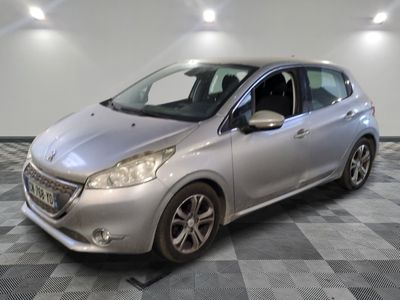 a picture of a silver car parked in a garage