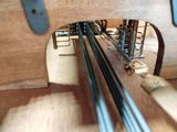 a picture of a close up view of a violin