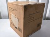 a box that is sitting on a white table