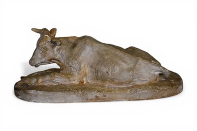 D'après Louis GUY (1824-1888), "Vache". - Photo 1