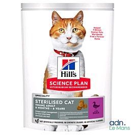 Hill's Science Plan - Sachet d'aliments pour chats adultes stérilisés