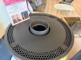 a coffee cup sitting on top of a table