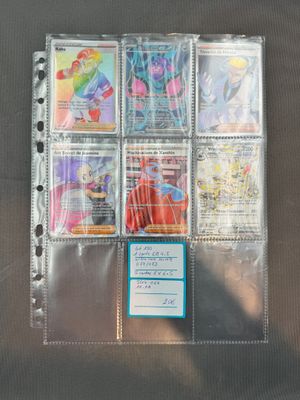 Pokemon : 1 Carte Ultra Rare Secrete 077/073, 5 Cartes Ev6.