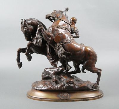 Emmanuel FREMIET (1824-1910) Conducteur de char romain Épreu…