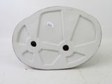 a white object that is sitting on a white surface