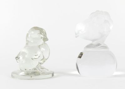 Oeuvre EN Verre MoulÉ-PressÉ - 2 Oeuvres