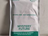 a bag of mystery future powder sitting on top of a counter