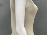 an image of a mannequin wearing a white top and black pants