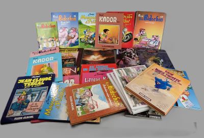many children ' s books that are on the table