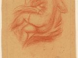 une image représentant le dessin d'une femme nue assise sur le dos