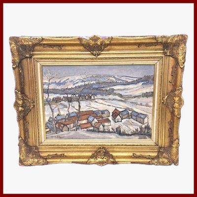 ALTMANN Alexandre 1878-1932 : Paysage de Neige.