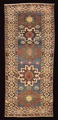 Caucase Tapis de couloir noué, début 20ème, laine sur laine,…