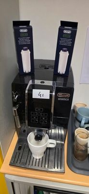 a coffee machine that is sitting on a counter