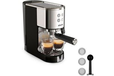 711/Cafetière expresso à pompe Krups Virtuoso+ XP444C10 Inox…