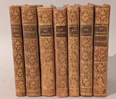 Réunion de 7 édition Cazin, dans une reliure homogène, in-12… - Photo 1