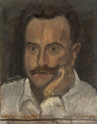 Louis BOUQUET (1885-1952) Portrait du poète et critique d'ar…