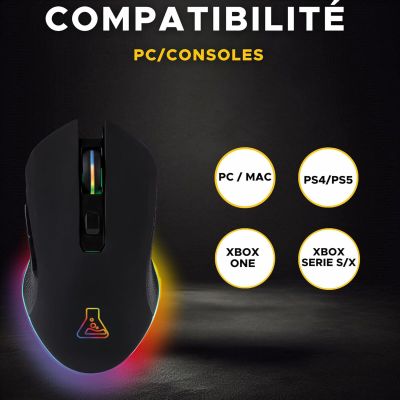 a close up of a computer mouse on a black background