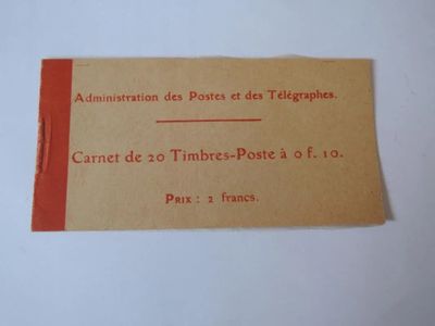 172.57 - Timbres France - N° 138 ** Carnet, Incomplet, 5 Pai…