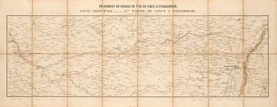 une vieille carte de la ville de New York, de l'État de New York et de New York