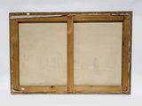 an image of a picture of a wooden frame with a window