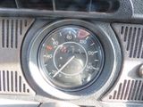 a close up of a speedometer on the dashboard of a car