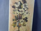 une image d'une peinture de fleurs dans un vase