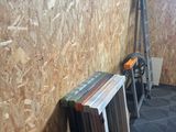 a picture of a room that is being remodeled with plywood flooring