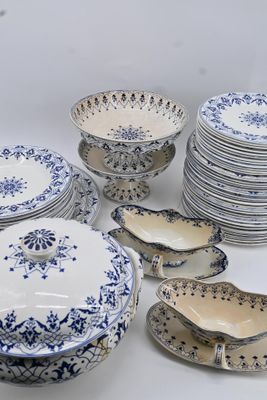 Jules VIEILLARD à Bordeaux Modèle Persan en bleu blanc