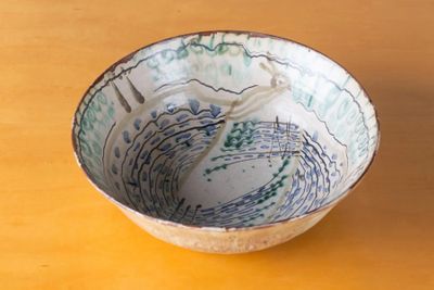 Gilbert PORTANIER (1926-2023) Coupe creuse et circulaire en …