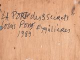 a piece of cardboard that has writing on it