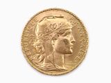 l'image d'une pièce d'or sur laquelle figure une tête de femme