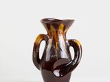 an image of a brown vase on a white background