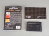 a video game on the table next to a cassette