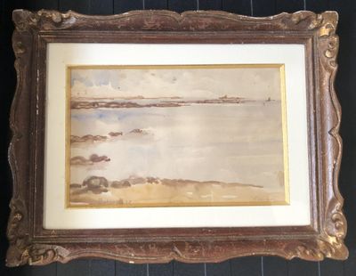 Fernand Jobert (1876-1949), Lomener, aquarelle, SBG, 1937, 1…