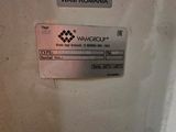a picture of a bathroom door with a sign on it