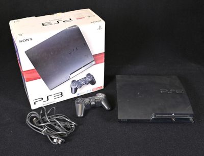 une boîte contenant une manette de jeu