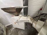 a machine that is sitting inside of a building