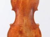 an old violin with a wooden back and a long neck