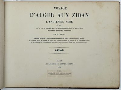 an open book with a black and white title on it