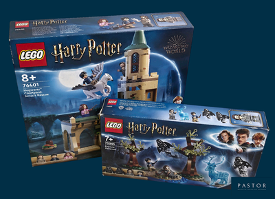 Ensemble Lego « Le château de Poudlard » de Harry Potter avec le Poudlard volant de Harry Potter