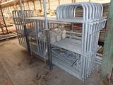 many pipes that are stacked up in a warehouse