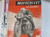 a magazine cover of a man riding a motorcycle