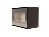 an image of a microwave oven with a glass door on a white background