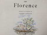 a picture of a book with a picture of flowers on it