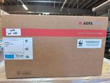 a box that is sitting on a pallet in a warehouse