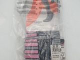 the package contains a pair of pink and black socks and a pair of black and pink socks