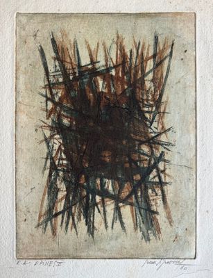une image représentant une œuvre d'art accrochée à un mur