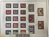 a picture of a picture of a collection of stamps
