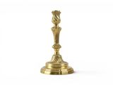 brass candlesticks on a white background with a white background